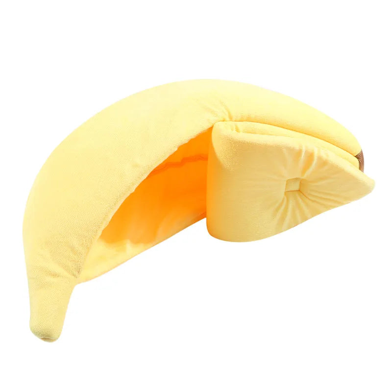 Banana Cat Bed | Sleeping House for Cats & Small dogs