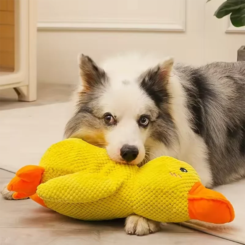 Bite-Resistant Duck Toy for Dogs | Interactive Chew, Dental Cleaning & Playtime Fun