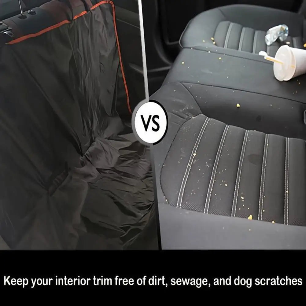 Waterproof Dog Car Seat Cover for Back Seat | Scratchproof & Durable Oxford Fabric