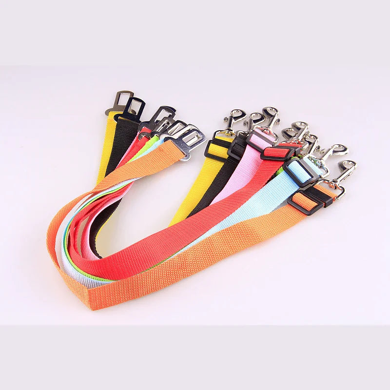 Adjustable Dog Car Seat Belt | Safety Harness Lead for Pets