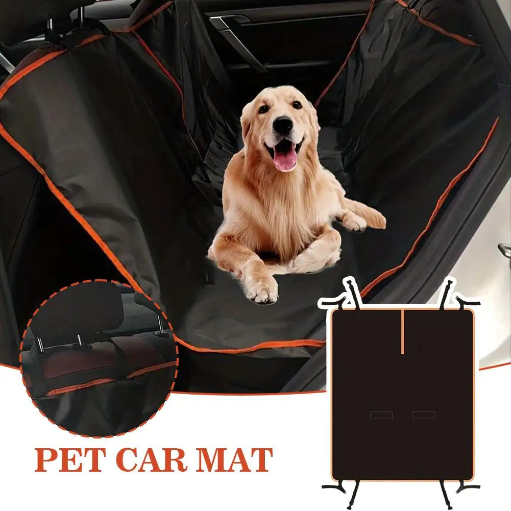Waterproof Dog Car Seat Cover for Back Seat | Scratchproof & Durable Oxford Fabric