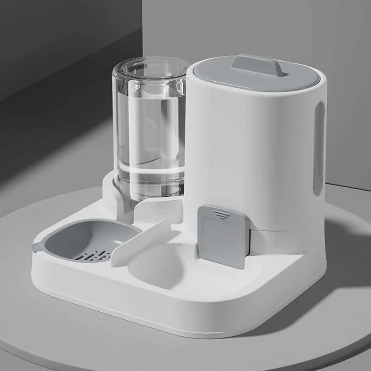 2-in-1 Pet Feeding & Water Dispenser Station