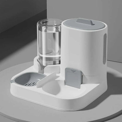 2-in-1 Pet Feeding & Water Dispenser Station