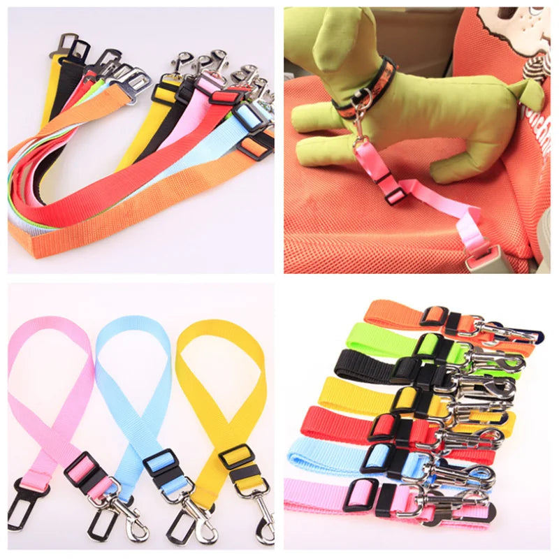 Adjustable Dog Car Seat Belt | Safety Harness Lead for Pets