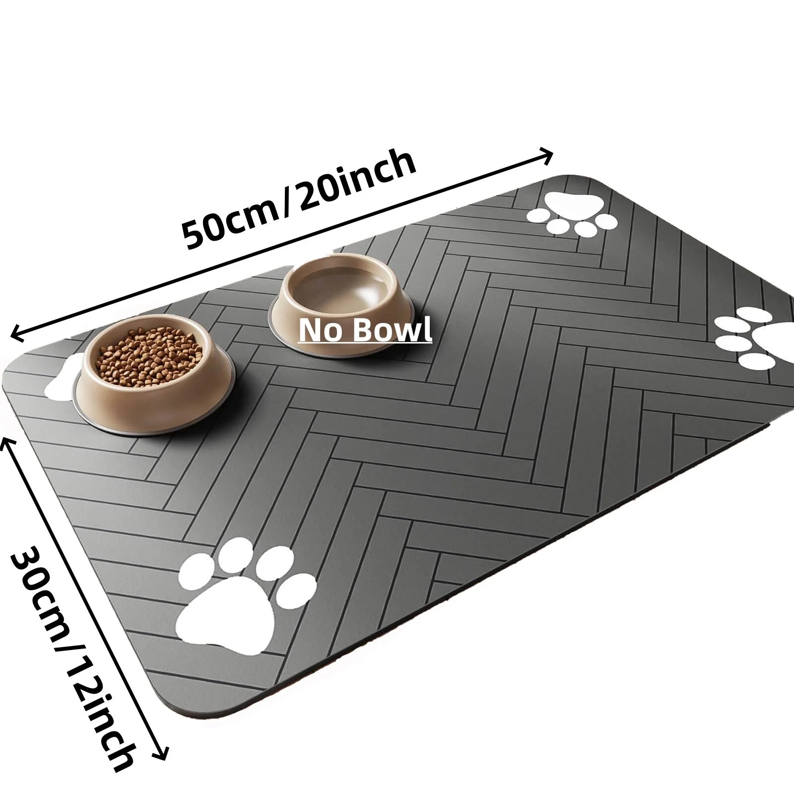 Waterproof Pet Feeding Mat | Anti-Slip & Quick-Dry Bowl Mat