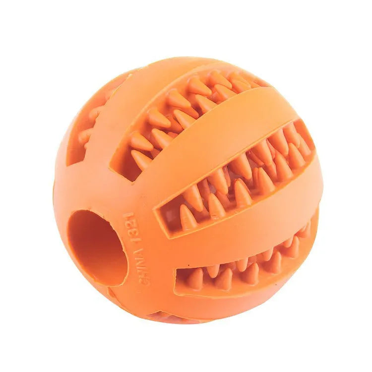 Interactive Dog Treat Ball | Chew Toy & Dental Cleaner
