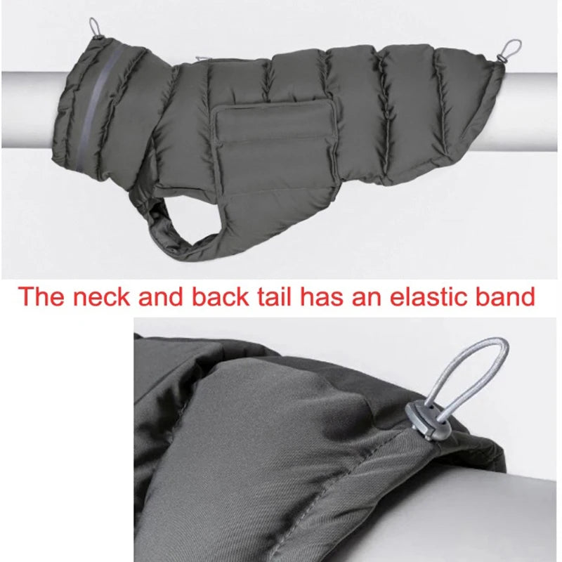 Luxury Winter Dog Jacket | Soft Fleece Lining & Adjustable Fit