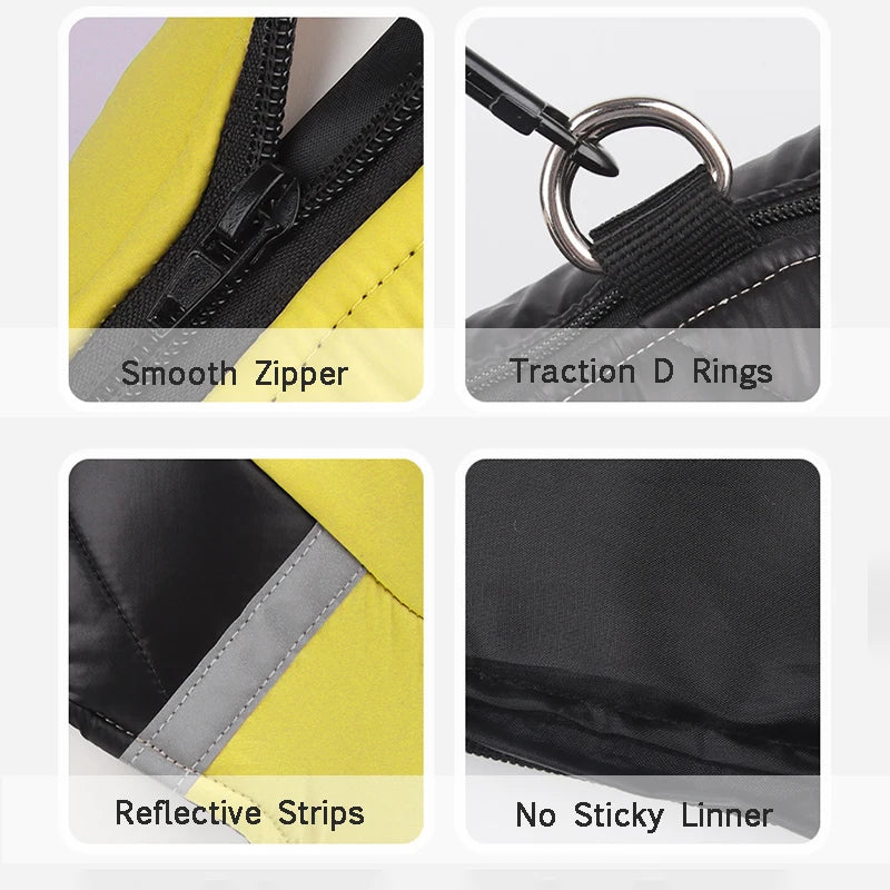 Waterproof Winter Dog Jacket | Padded Warm Vest for Small & Large Dogs