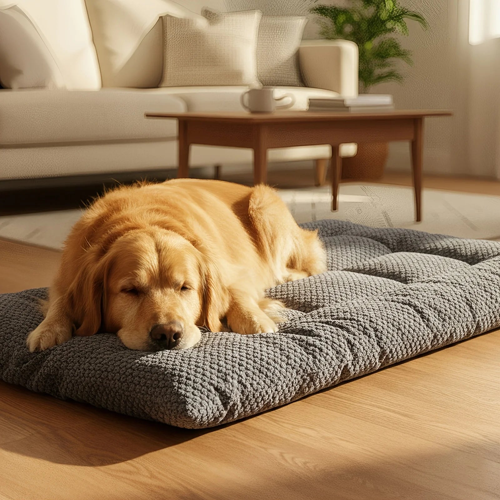 Soft Washable Dog Bed Mattress | Non-Slip, Comfortable & Supportive Pet Bed (M / L / XL)