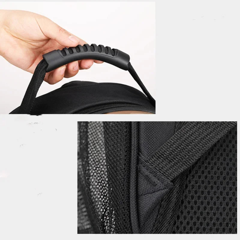 Transparent Space Capsule Pet Backpack | Breathable Travel Carrier for Cats