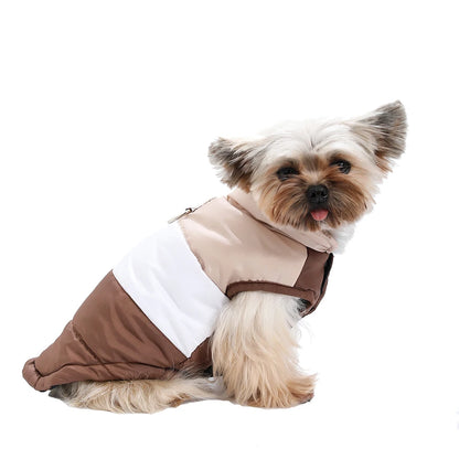 Chaqueta acolchada de invierno para perros | Abrigo cálido y ligero para perros pequeños