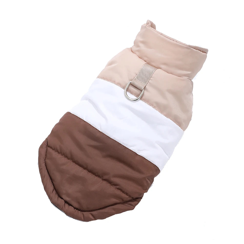 Chaqueta acolchada de invierno para perros | Abrigo cálido y ligero para perros pequeños