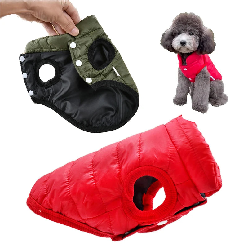 Winter Dog Vest | Warm Fleece Jacket for Small & Medium Dogs