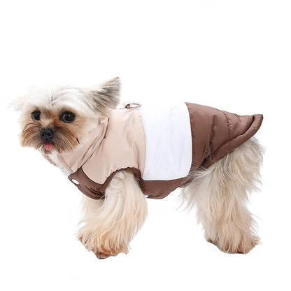 Chaqueta acolchada de invierno para perros | Abrigo cálido y ligero para perros pequeños