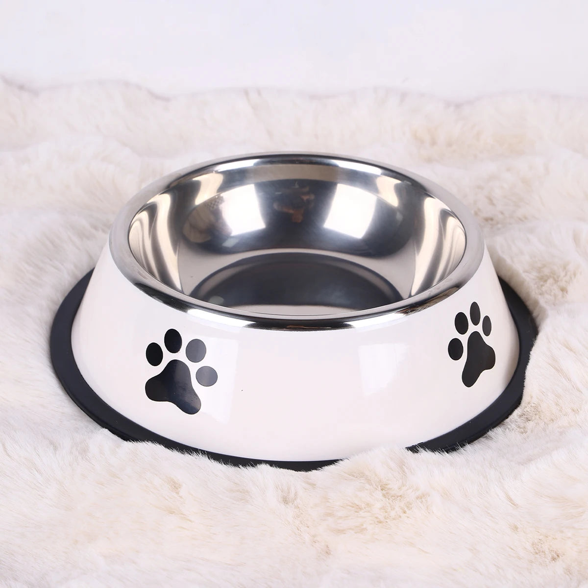 Stainless Steel Pet Bowl | Anti-Slip Food & Water Bowl (Multiple Sizes)