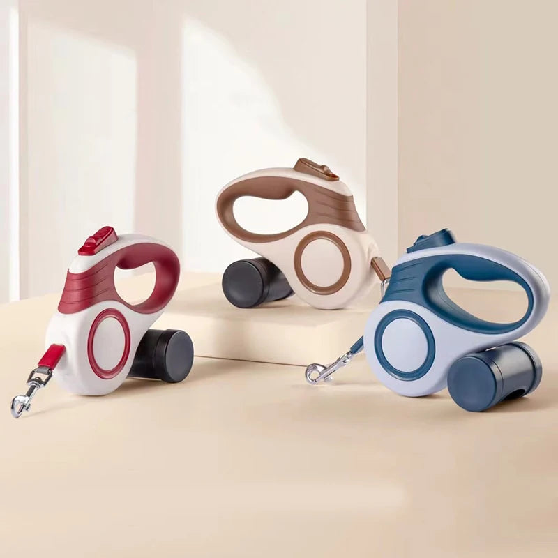 Retractable Dog Leash with Brake & Lock System (3m / 5m)
