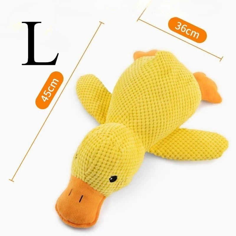 Bite-Resistant Duck Toy for Dogs | Interactive Chew, Dental Cleaning & Playtime Fun