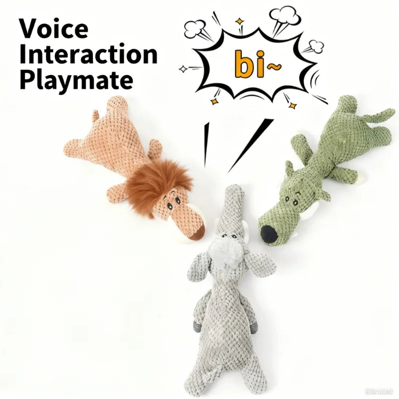 Cuddly Plush Dog Toy | Lightweight Chew & Comfort Toy