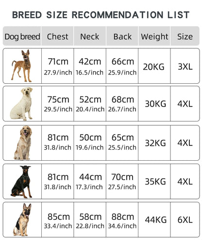 Winterfleece-Hundejacke | Warmer Mantel für große Hunde