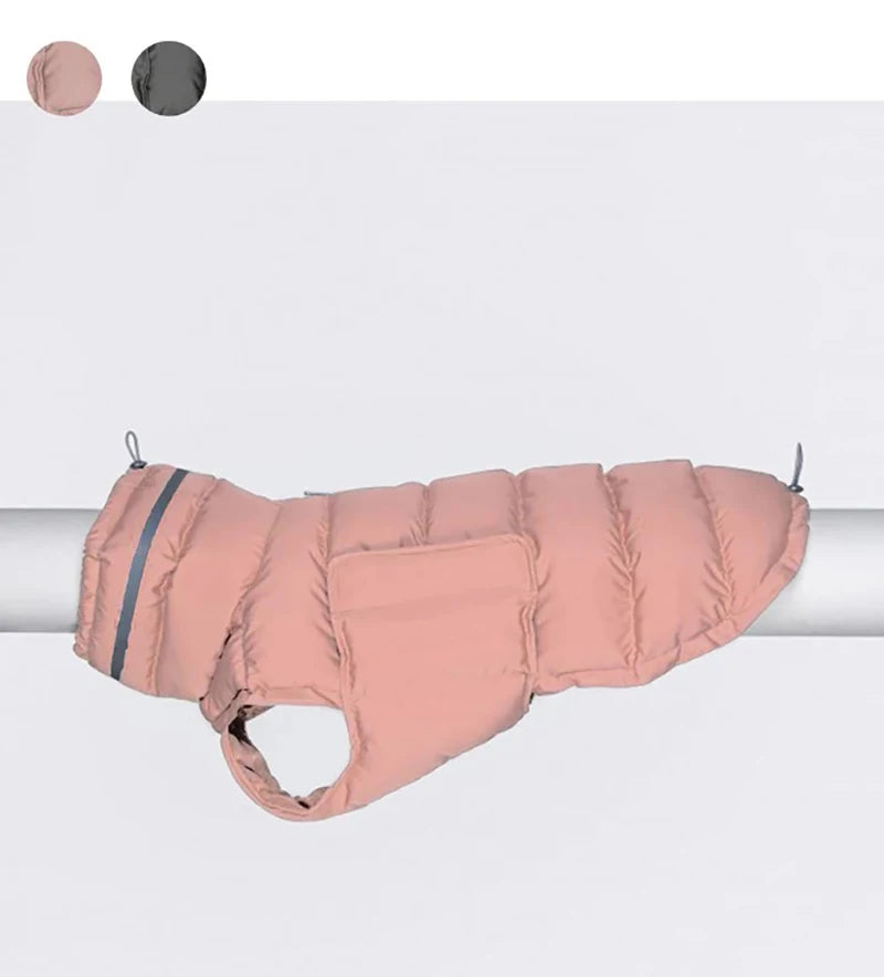 Luxury Winter Dog Jacket | Soft Fleece Lining & Adjustable Fit