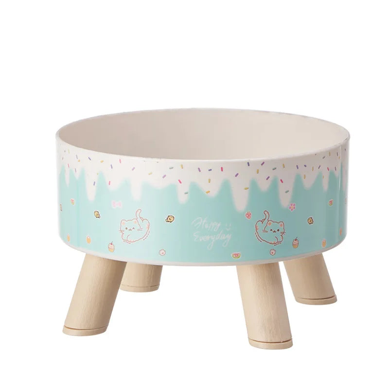 Elevated Pet Bowl for Cats & Small Dogs | Cute Raised Feeding Bowl