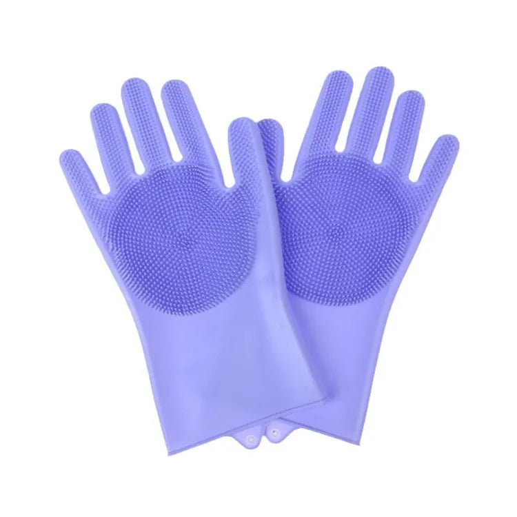 Pet Grooming Gloves | Gentle Cleaning & Bathing Gloves for Cats & Dogs