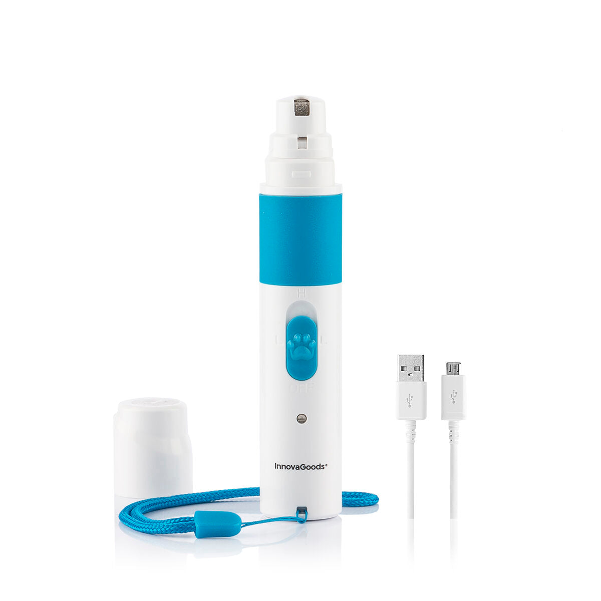 Rechargeable Pet Nail Grinder | Quiet & Safe Grooming Tool