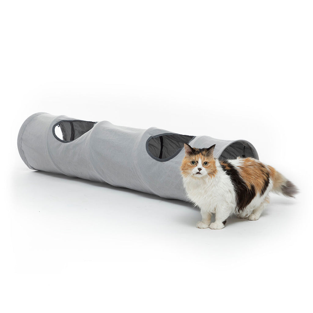 Collapsible Pet Tunnel | Interactive Foldable Cat Play Tunnel