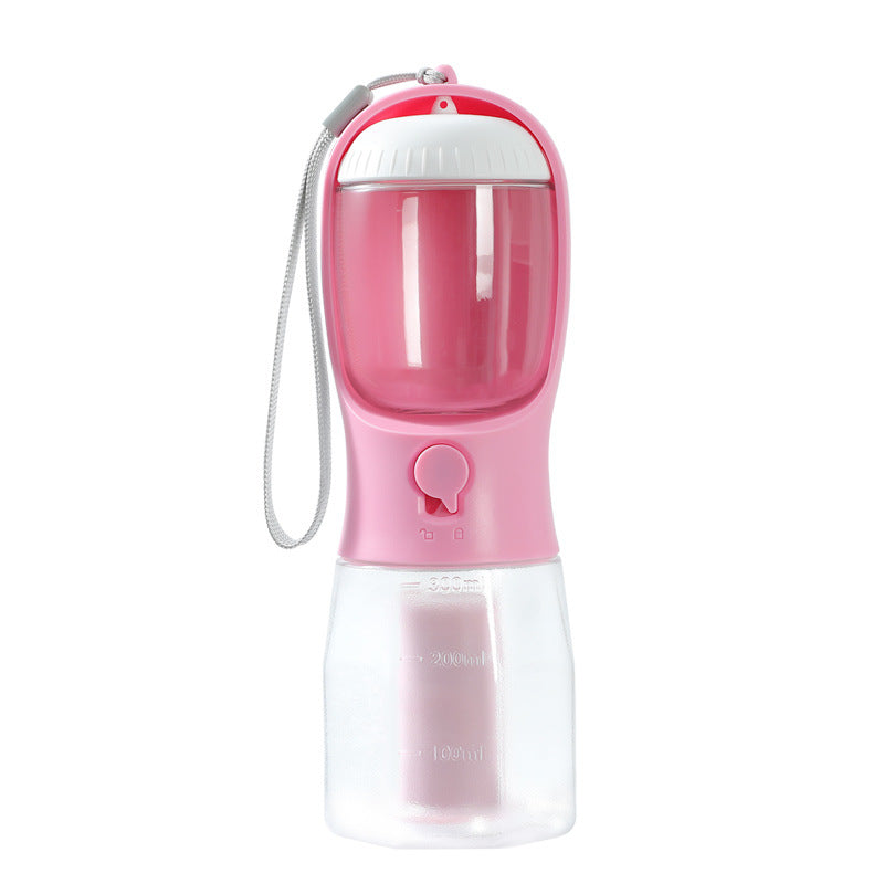 3-in-1 Portable Pet Water Bottle | Food & Waste Bag Dispenser