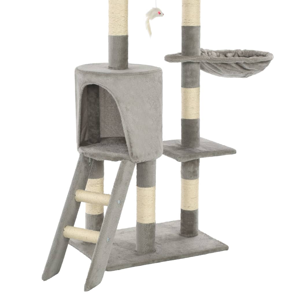 Multi-Level Cat Tree with Sisal Scratching Posts | 138 cm