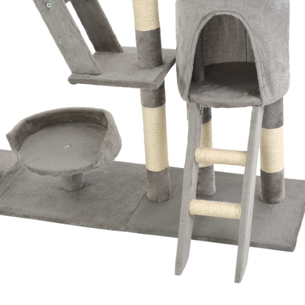 Luxury XXL Floor-to-Ceiling Cat Tree with Hammock & Baskets | (230–250 cm)