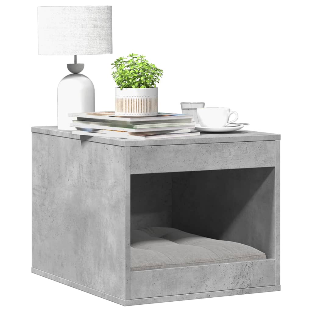 Hidden Cat Litter Box Cabinet | Modern Storage Furniture (Concrete Grey, Sonoma Oak, White)