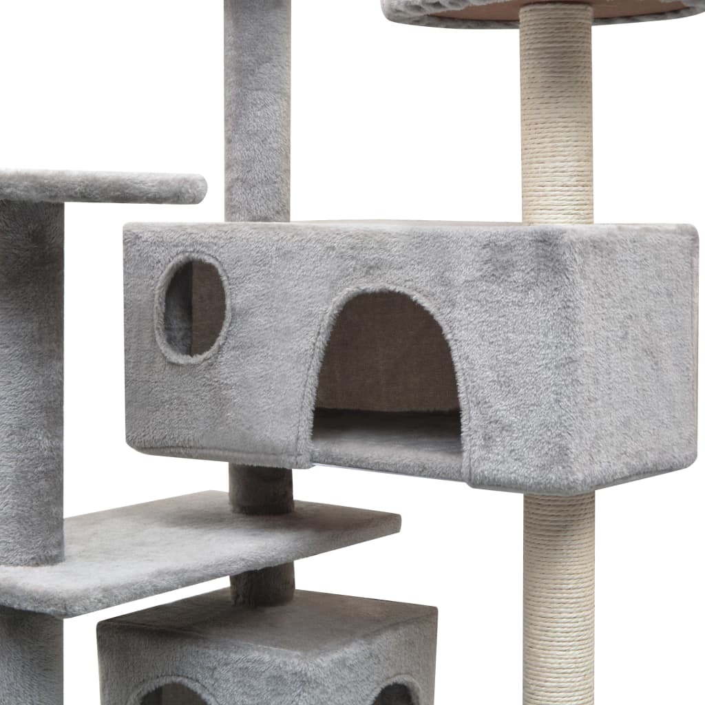 Luxury Multi-Level Cat Tree with Sisal Scratching Posts | 125 cm