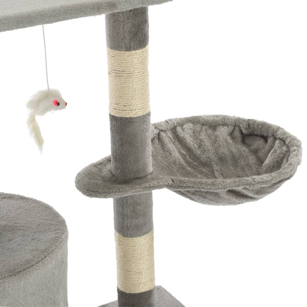 Multi-Level Cat Tree with Sisal Scratching Posts | 138 cm